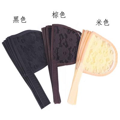 China Factory direct sales net wig ponytail lace up net wig cap ponytail net wig cap for ponytail hair clips accessories for sale