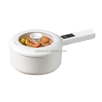 China Stocked Household 1.5L Mini Electric Cooker 1.5L Home Use Cooking Soup Pot Multifunctional Hot Pot With Steamer for sale