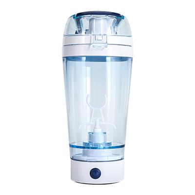 China 2020 New 600ml USB Rechargeable Transparent Electric Plastic Portable Protein Shaker Bottle for sale