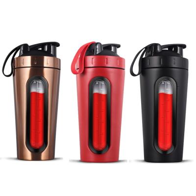 China Best Sellers 750ml 25oz Stainless Steel GYM Shaker Bottle For GYM Outdoor Albumen Powder Custom LOGO 2020 Ebay Amazon Wish for sale