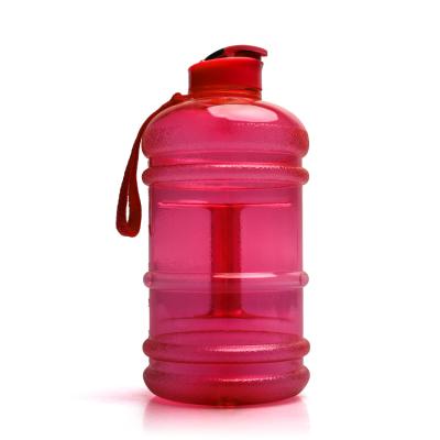 China Sustainable Sport 2.2L Water Bottle Large Capacity PETG Plastic Water Bottle GYM Custom Color for sale