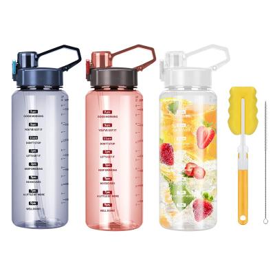 China 4 Liter Gym Sports Water Jug Private Label Private Label Petg Viable Fitness Customized Water Bottle for sale