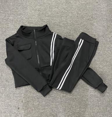 China Gulidd 2021 High Quality Custom Logo Private Label Breathable 2 Piece Tracksuit Solid Color Velvet Tracksuit For Women for sale