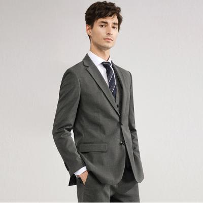 China 2021 Anti-Wrinkle Fashion Teal Mens Suits Business Cloth Suit Men (Jacket+Pants) for sale