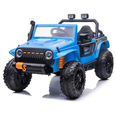 China Ride On Toy Car 2.4G Shock Absorber Remote Control Electric Four Wheel Child Toy Car Size 123.5x70.3x71.3cm For 3-8 Years Old for sale