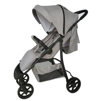 China One Hand Folding Backrest One Hand Mechanical Operation Portable Baby Strollers With Full Canopy And Sun Visor for sale