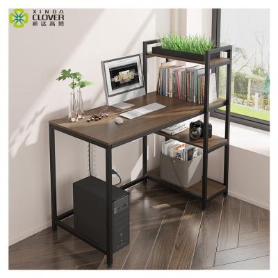 China Home Office Office Study Table Desk with Bookshelves Furniture Computer Writing Wooden Thank You for Modern Home PC Office Office Building Apartment for sale