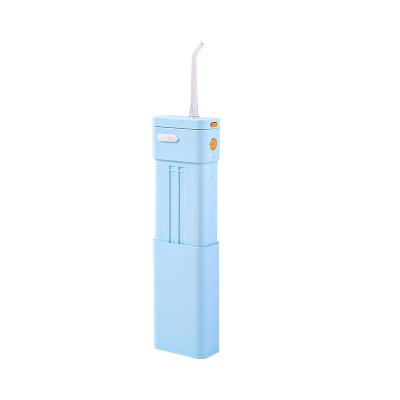 China OEM Mini Oral Portable Dental Water Flosser Irrigation Teeth Remover 120ml Outdoor Dental Irrigador USB Rechargeable Water Care for sale