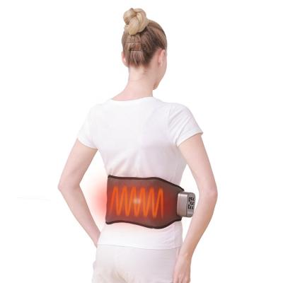 China Waist Waist Massager for Back Pain Waist Massager Heat Belly Wrap with Vibration Massager for Lumbar Abdominal Arthritis Pain Relief for sale