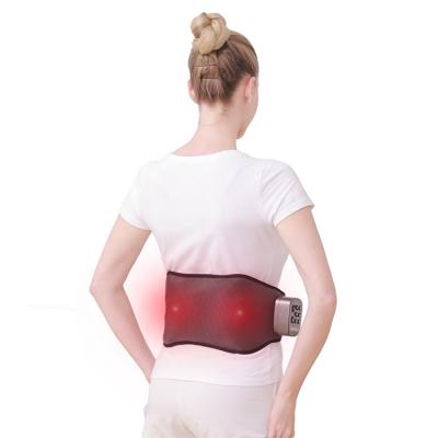 China Electric Waist Massager Infrared Heat Body Care Vibration Massage Machine Belt With Infrared Heat Waist Massager Machine for sale