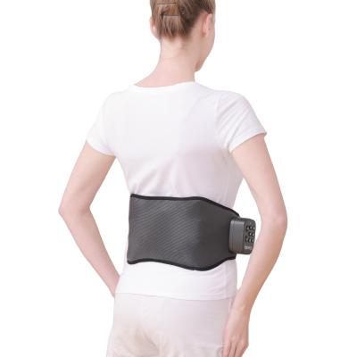 China Celulite Waist Spinal Electric Massager Gray Massage Belt Back Shoulder Infrared Heat Waist Massager Body Relaxation Lumbar Lumbar Massager for sale