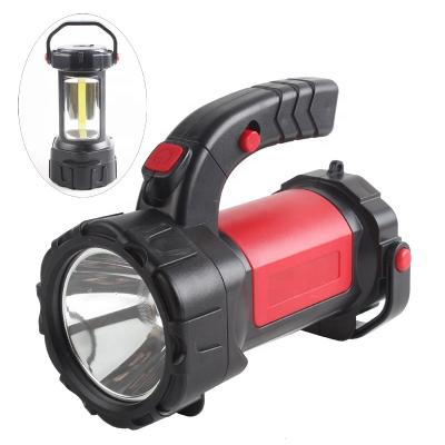 China Convenient Handle Search Light Adjustable Emergency Light LED Spotlight With COB Side Light for sale