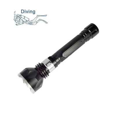 China IP68 Waterproof Diving Flashlight LED Flashlight Underwater Flashlight Rechargeable Diver for sale