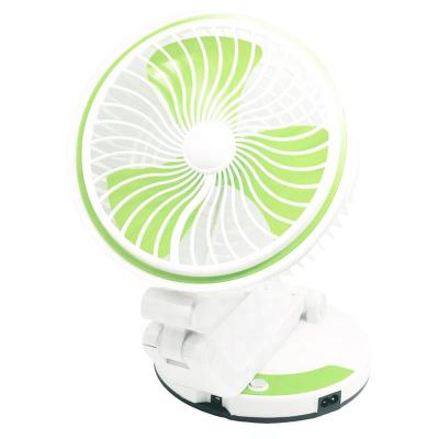 China Newest High Efficiency Foldable Desktop LED Fan Table USB Rechargeable Fan for sale