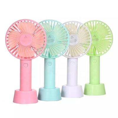 China Hot Selling Lower Noise USB Rechargeable Quiet Handheld Mini Fan for Outdoor and Indoor for sale