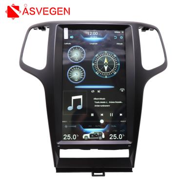 China Tesla Automotive Styling 13.3 Inch Screen Vertical Car DVD Player GPS Navigation For Jeep Grand Cherokee 2009-2012 for sale