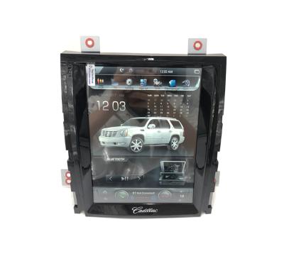 China Automotive Tesla 10.4 Inch Vertical Touch Screen Car DVD Player Car Video Video For Cadillac Escalade 2007-2014 for sale