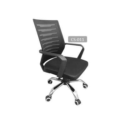 China (Height adjustable) low cost secretarial chair with one-piece-shaped arms for sale