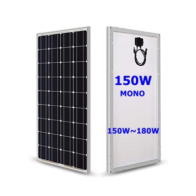 China Solar Generator Set With Panels Lithium Battery Monocrystalline 400w Wall Mount 600w Bifacial Manfacturer For Home Use 166mmx166mm for sale