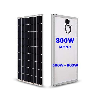 China Bifacial Solar Panel Set Selected Roofing 5000 Watt 1000 Watt Solar Panel Generator System paneles solares Completed Set 166mmx166mm for sale