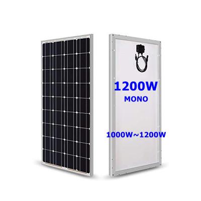 China Solar Generator with Panel Completed 100W 400W 500W 540W 1000W 10KW Monocrystalline Power Panel Roof Tile Roofing Panels 166mmx166mm for sale