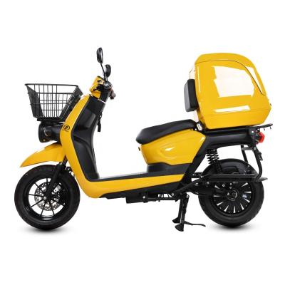 China 2021 Unisex Electric Fast Food Delivery Electric Scooter Delivery Scooter With Big Back Box for sale