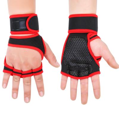 China Eco-Friendly Popular Fitness Half Finger Fitness Gloves With Touch Screen Anti-slip Silicone Design for sale