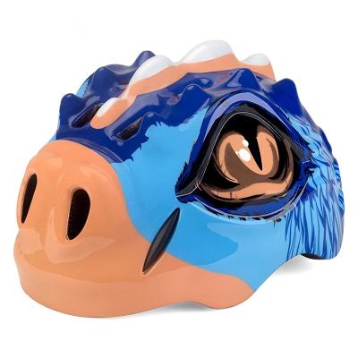 China Compounds Outdoor Fancy Customized Kids 5 10 Year Old Child Open Face Helmet Safety Motorcycle Dinosaur Face With LED Light for sale