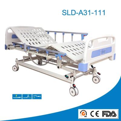 China Quality sales aluminum top electric hospital bed cheap bedside railing hospital bed electric hospital bed for sale