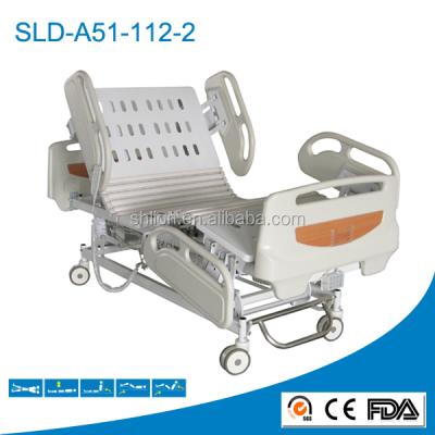 China Hospital Bed Linak Motors Five Functions ICU Linak Electric Hospital Bed for sale