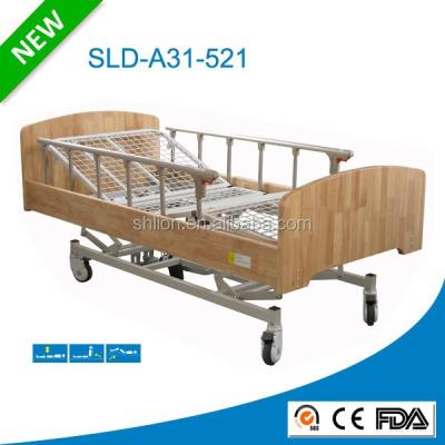 China best selling 3 function care bed used in electric room care nursing older bed with monkey Pole for sale