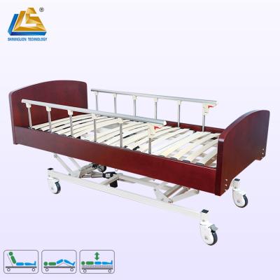 China 3 Function Elder Care Products Low Rise Beds For Elder Low Height Wooden Bed for sale