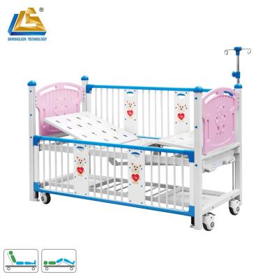 China Two function EUROPEAN luxury manual children's hospital bed for sale