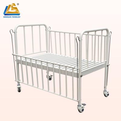 China Minimalist Powder Coating Steel Care Bed For Children Medical Bed For Children With Adjustable Bed Board for sale