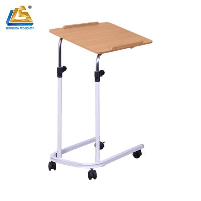 China Hospital Bed Inpatient Bedside Tray Table For Dining Table for sale