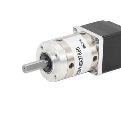 China 45/52mm Micro Nema 11 Planetary Reducer Geared Stepper Motor met versnellingsbak Max.Gear ratio 1 369 Te koop