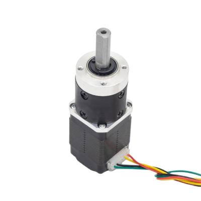 China Micro Nema 8 Planetary Geared Stepper Motor Met Reducer Gearbox Voor UAV's Max.Reductieverhouding 1 369 Lengte 30/41mm Te koop