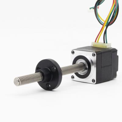 China 20mm*20mm Nema8 11 17 23 34 Micro Stepper Motor Linear Motion Actuator with Ball Screw for sale