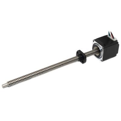 China Customized 28mm Hybrid Nema 11 Micro Linear Actuator Stepper Motor With Lead Screw for sale