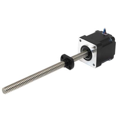 China 35mm Micro Hybrid Threaded Rod Nema 14 Lead Screw Linear Stepper Motor For 3D Printer for sale