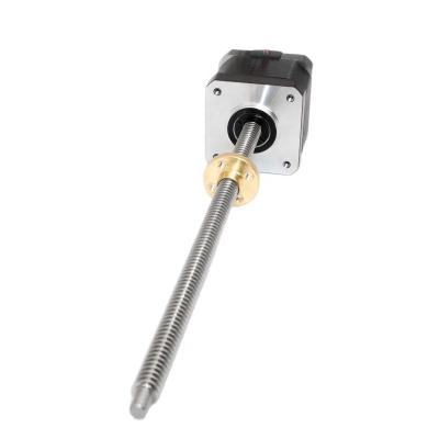 China 42mm Nema 17 Trapezoidal Thread Rod Linear Motion Actuator for Precision Control for sale