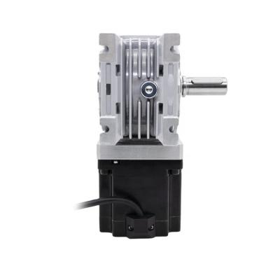 China 86mm Nema 34 High Torque Worm Gearbox Reducer Stepper Motor With 5-100 1 Reduction Ratio for sale