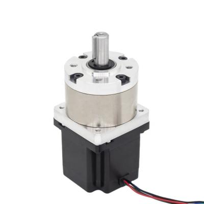 China Nema 17 42mm Hybrid Planetary Geared Stepper Motors with Gearbox 94%-96% Efficiency for sale