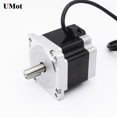 China Umot 9v 12v 24v DC Stepper Motor Nema 34 Kit with Hybrid Rotor Inertia 1400/3300g.cn² for sale