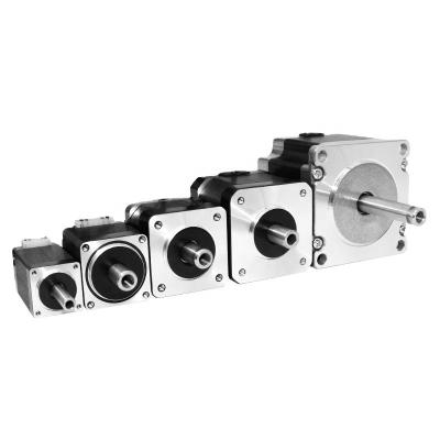 China Hybrid Stepper Motor With Double Hollow Shaft and Rated Current of 0.8/0.67/1.0/1.68/2.8A for sale