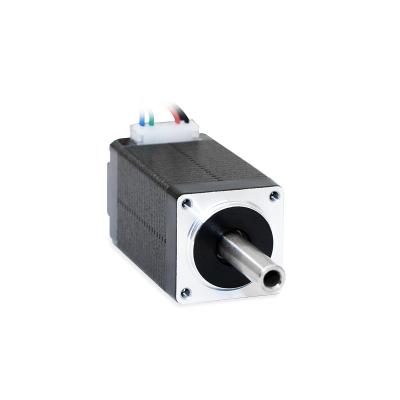 China Nema 8 Micro Double Hollow Shaft Stepper Motor With Length 41mm and Holding Torque 30mN.m for sale