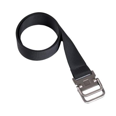 China ZONESIN Zinc Alloy Buckle Fashion Canvas Fabric Industrial Belt Custom Jacquard Woven Nylon Web Waist Belts For Women for sale