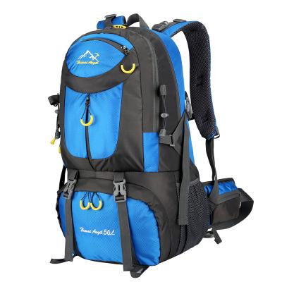 China Waterproof 55L Leisure Outdoor Sports Waterproof Nylon Hiking Backpack for sale