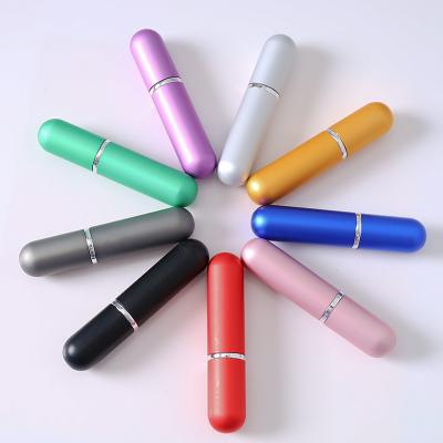 China 5ml Perfume Atomizer Spray Bottle Cosmetic Travel Sized Mini Refillable Perfume Bottles Aluminum for sale