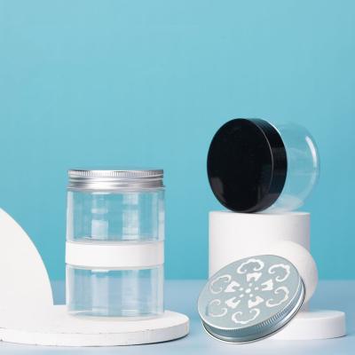 China Wholesale Cosmetic Cream Bottle Screw Top Luxury PET Cosmetic Plastic Jars for sale